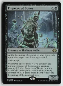 Emperor of Bones 90 Rare Modern Horizons 3 Magic: The Gathering Foil LP - Image 1