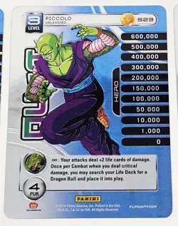 4 Dragon Ball Z TCG Panini Piccolo Starter Personality Hi Tech FOIL Card S21-S24 - Image 4