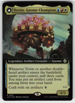 Tetzin, Gnome Champion (Extended Art) Foil R Commander: The Lost Caverns - Image 1