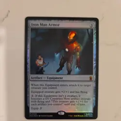 1x Iron Man Armor - Foil MTG - Marvel Super Heroes - NM-Mint - Image 1