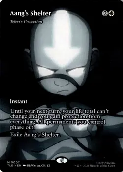 Aang's Shelter - Teferi's Protection (Borderless) 7 Magic: The Gathering Avatar - Image 1