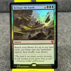 Reshape the Earth [Foil] Magic Commander Legends Raw Ungraded - Image 2