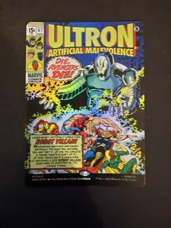 MTG Ultron, Artificial Malevolence Borderless Foil M 0401 MSH - Image 1