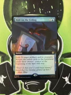 Hide on the Ceiling 0249 (Extended Art Foil) Marvel's Spider-Man - MTG NM - Image 1
