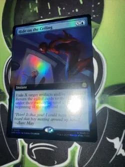 Hide on the Ceiling 0249 (Extended Art Foil) Marvel's Spider-Man - MTG NM - Image 2