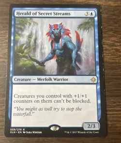 MTG Magic the Gathering Herald of Secret Streams Ixalan #059 LP - Image 1