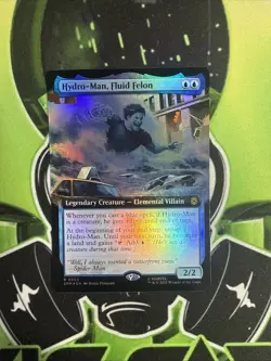 MTG Hydro-Man Fluid Felon 0250 (Borderless Foil) [Marvels Spider-Man Near Mint] - Image 1