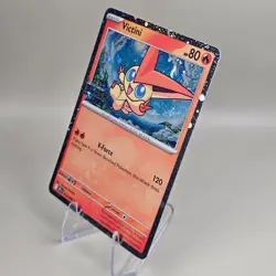 VICTINI 012/086 BLACK BOLT POKEMON - STAMPED PROMO COSMO HOLO - NM - Image 2