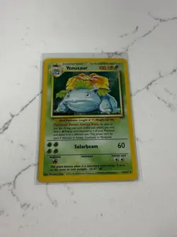 Wizards of the Coast Venusaur 015/102 Base Set Holo Rare Stage 2 100 (HP) - Image 1