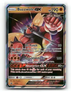 Buzzwole GX - SM69 Holo Promo Sun & Moon Promo Pokemon Holo LP - Image 1