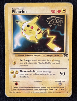 Pikachu #4 | Pokemon Promo | Heavily played - Image 1