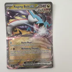 The Pokemon Company Raging Bolt ex #123/162 SV05 English Holo Double Rare - Image 1