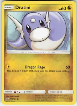 Dratini 116/181 Common Team Up Pokemon Lightly Played - Image 1