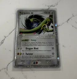 Rayquaza ex 039 Nintendo EX Collector's Tin Promo 100 HP English (Damaged) - Image 1