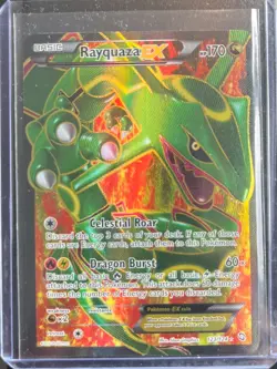 Pokemon Rayquaza EX 123/124 Full Art Ultra Rare Dragons Exalted Lightly Played - Image 1