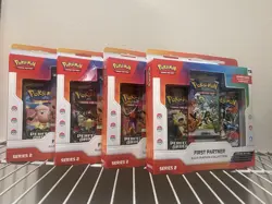 Pokemon First Partner Illustration Collection Series 2 Sealed x4 - Image 1