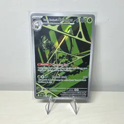 Team Rocket's Spidops 187/182 Sv10 Destined Rivals IR Holo Full Art Pokemon TCG - Image 2