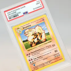Pokemon TCG - Arcanine 23/102 Base Set Uncommon Shadowless - PSA 9 MINT - Image 1