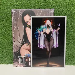 One Piece Meika Creative A6 Anime Waifu Art Board Card Yamato Lighting Gathering - Image 1