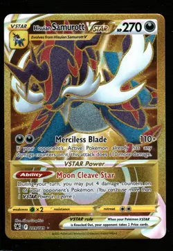 Pokemon Hisuian Samurott VSTAR SWSH10: Astral Radiance #209/189 NM - Image 1