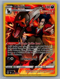 Pokemon Houndoom TG10/TG30 Holo Brilliant Stars Trainer Gallery NM - Image 1