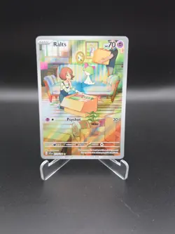 Pokemon TCG Ralts Scarlet & Violet Base Set Holo 211/198 NM Secret Illustration - Image 2