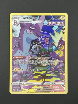 Pokemon TCG Toxtricity GG09/GG70 SWSH: Crown Zenith: Galarian Gallery Holo - Image 1