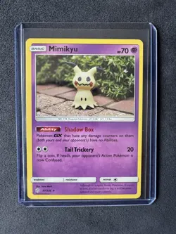 Pokemon TCG Mimikyu Cosmic Eclipse 97/236 Regular Rare NM - Image 1