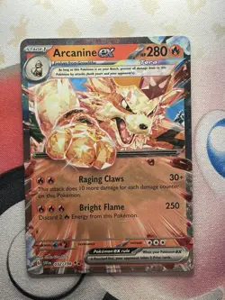 Arcanine Ex 32/198 Scarlet & Violet Pokemon NM - Image 1