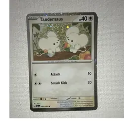 Pokemon Tandemaus 167/193 Paldea Evolved Basic HP40 Illustration Rare Holo ENG - Image 1