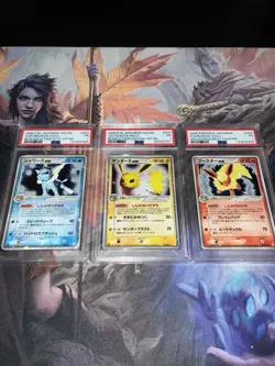 2005 Pokemon Japanese Holon Research Tower ex Trio PSA 1 Sequence Set Pop 1 - Image 1