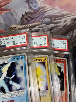 2005 Pokemon Japanese Holon Research Tower ex Trio PSA 1 Sequence Set Pop 1 - Image 5