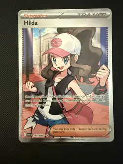 Hilda 164/086 Pokemon White Flare Ultra Rare Full Art Holo NM - 001 - Image 1