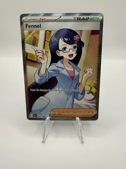 Pokemon TCG Fennel 162/086 Black Bolt Ultra Rare Full Art Holo English - Image 1