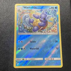 Pokemon TCG Wartortle Sun & Moon - Team Up 24/181 Reverse Holo Uncommon NM - Image 1