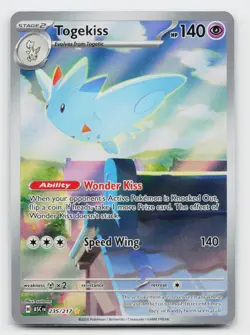 Togekiss Illustration Rare ME: Ascended Heroes 235/217 Pokemon TCG - Image 1
