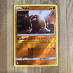 Pokemon TCG Diglett Unbroken Bonds 85/214 Reverse Holo Common - Image 1