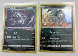 2 Card Lot Absol Holo Pokemon TCG basic rare 76/159 81/145 - Image 1