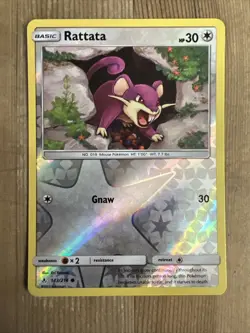Pokemon TCG Rattata Unbroken Bonds 143/214 Reverse Holo Common NM - Image 1