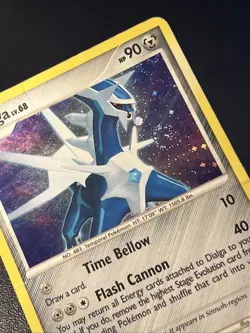 Dialga DP26 HP/DMG Holo Rare Awesome Foil Swirl DP Black Star Pokemon Promo! - Image 2