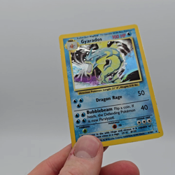 Gyarados Holo 6/102 Base Set Pokemon TCG 1999 WOTC Vintage Card - Heavy Play HP - Image 2