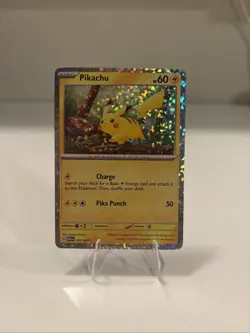 Pokemon TCG Pikachu 002/015 McDonald's 2024 Holo Promo Basic English - Image 1