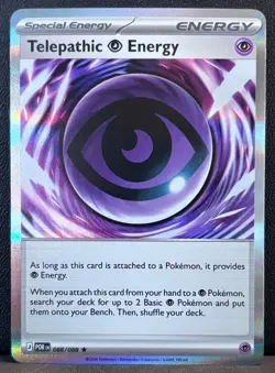 Telepathic Psychic Energy 088/088 Rare Perfect Order Pokemon Holo Near Mint - Image 1