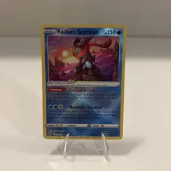 Pokemon TCG Radiant Greninja 046/189 Astral Radiance SWSH Holo Rare NM - Image 1