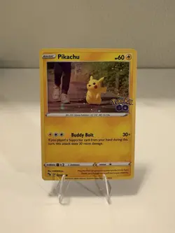 Pikachu 027/078 (Cosmos Holo) - Pokemon Pokemon GO - LP - Image 1