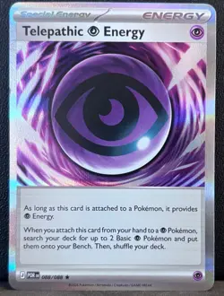 Telepathic Psychic Energy 088/088 Rare Perfect Order Pokemon Holo Near Mint - Image 1