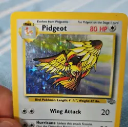 Pokemon Card WOTC TCG 1999 Pidgeot 8/64 Holo Rare Jungle Set - Image 3