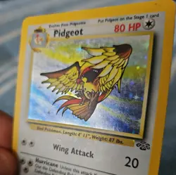 Pokemon Card WOTC TCG 1999 Pidgeot 8/64 Holo Rare Jungle Set - Image 4