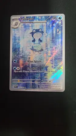 Pokemon TCG Poliwhirl Scarlet & Violet-151 176/165 Holo Illustration Rare - Image 1