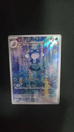 Pokemon TCG Poliwhirl Scarlet & Violet-151 176/165 Holo Illustration Rare - Image 3